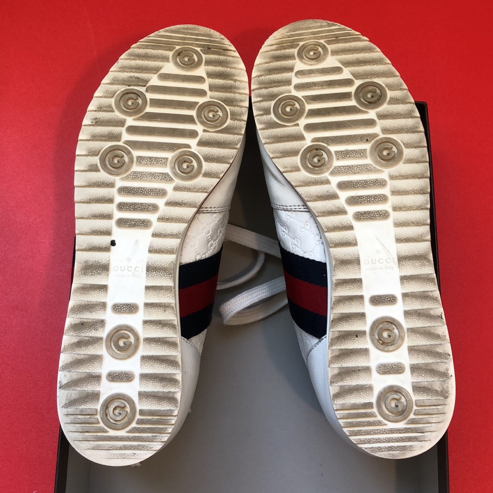 Gucci Leather Sneakers - Picture 6 of 11